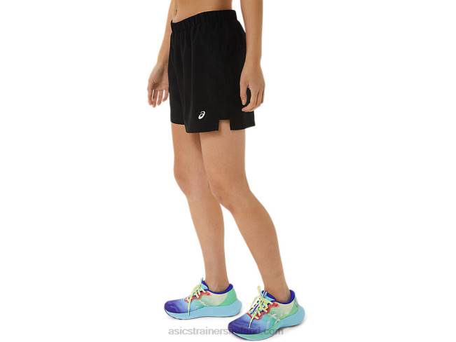 Women\s Ready-Set 3in Short Lam Performance Black Asics XXPD3306