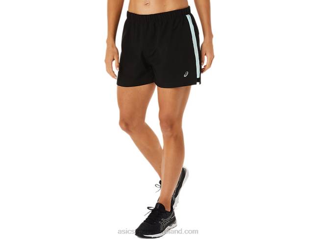 Women\s Ready-Set 3in Short Performance Black/Clear Blue Asics XXPD2917