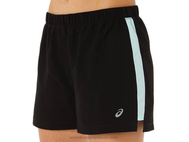 Women\s Ready-Set 3in Short Performance Black/Clear Blue Asics XXPD2917