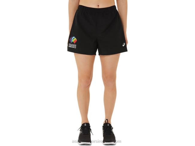 Womens Ready Set 3in Short Wch Performance Black Asics XXPD3219