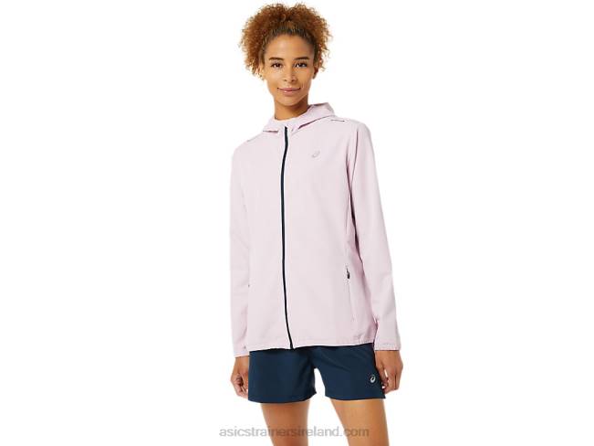 Womens Ready-Set Jacket Barely Rose/French Blue Asics XXPD3338