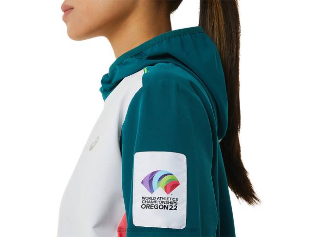 Women\s Ready-Set Jacket Color Block Wch Multi Asics XXPD3212