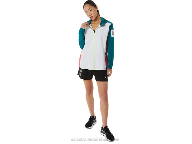 Women\s Ready-Set Jacket Color Block Wch Multi Asics XXPD3212