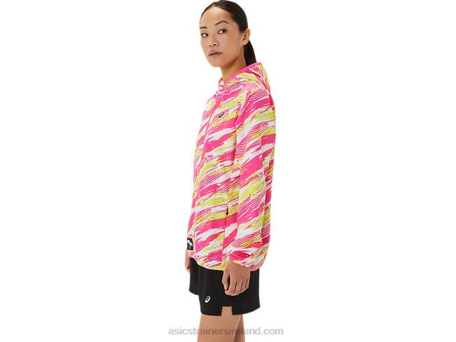 Women\s Ready-Set Jacket Lam Pink Glo Asics XXPD3309