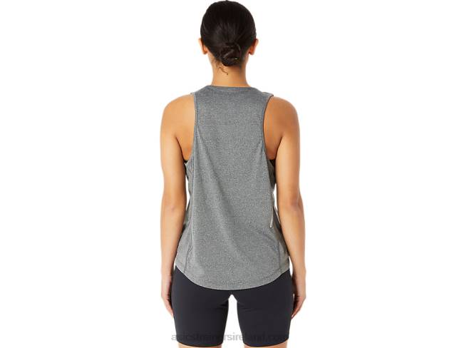 Women\s Ready-Set Lyte Tank Dark Grey Heather Asics XXPD2294