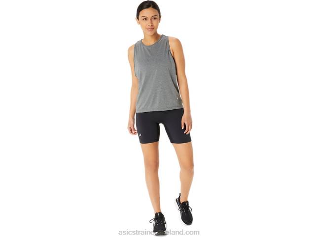 Women\s Ready-Set Lyte Tank Dark Grey Heather Asics XXPD2294