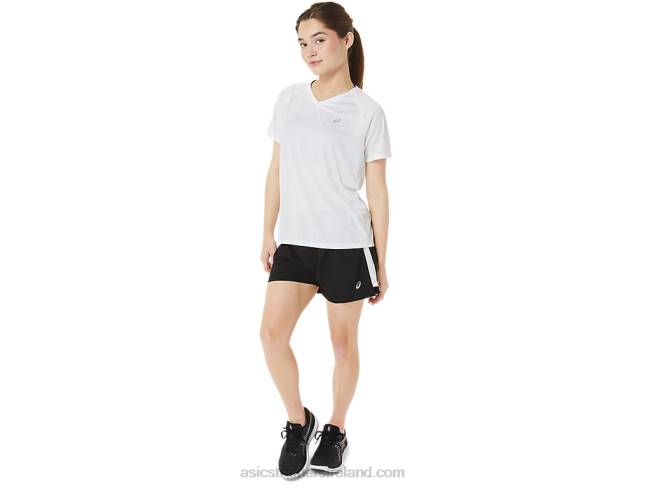 Women\s Ready-Set Lyte V-Neck Brilliant White Asics XXPD3389