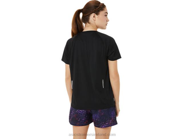 Women\s Ready-Set Lyte V-Neck Performance Black Asics XXPD3498