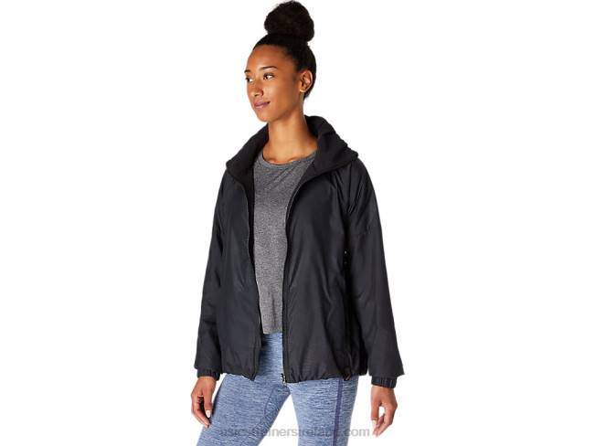 Women\s Reversible Jacket Performance Black Asics XXPD3672