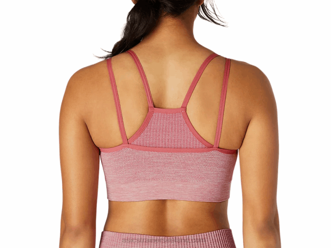 Women\s Reversible Seamless Bra Smokey Rose Asics XXPD3664