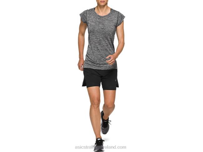 Women\s Road 2-N-1 55in Short Performance Black Asics XXPD3787