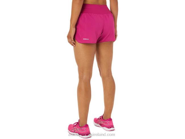 Women\s Road 35in Short Fuchsia Red Asics XXPD3448