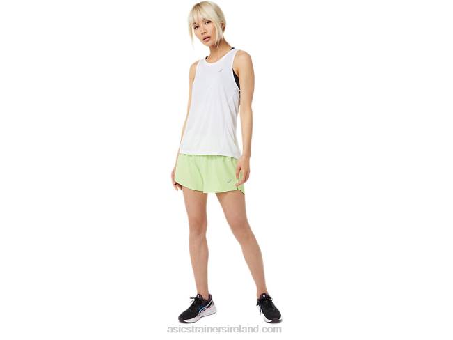 Women\s Road 35in Short Lime Green Asics XXPD3462