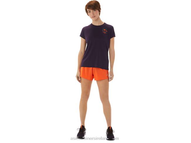 Women\s Road 35in Short Nova Orange Asics XXPD3040