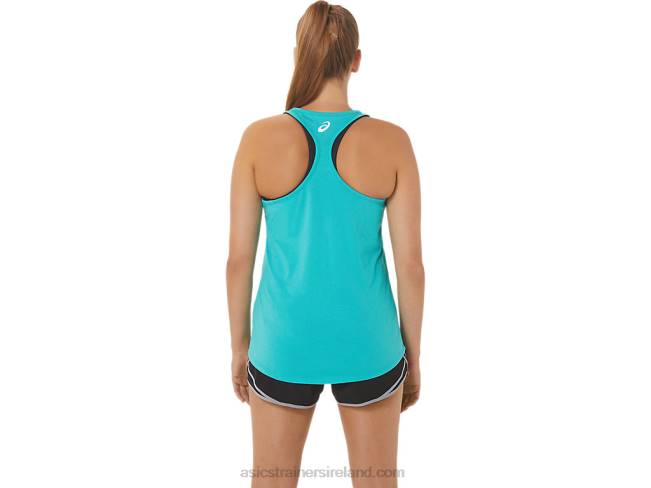 Women\s Run Around The Sun Racerback Sea Glass Asics XXPD3013