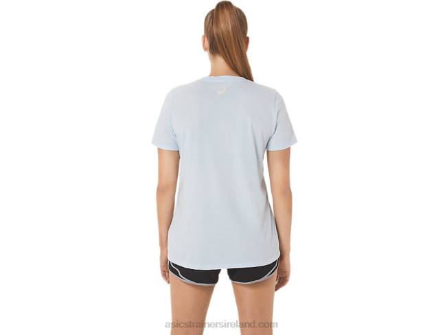 Women\s Run Club V-Neck Soft Sky Asics XXPD3066