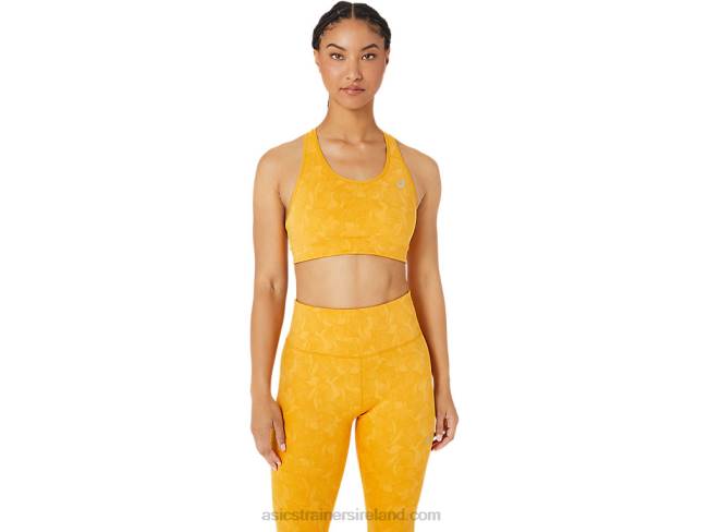 Womens Runkoyo Jacquard Bra Tiger Yellow Asics XXPD2761