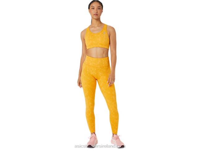 Women\s Runkoyo Jacquard Tight Tiger Yellow Asics XXPD2770