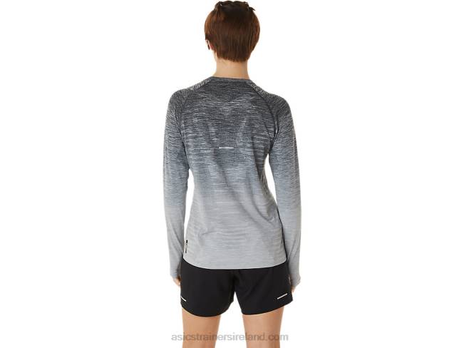 Women\s Seamless Long Sleeve Top Carrier Grey/Glacier Grey Asics XXPD2988