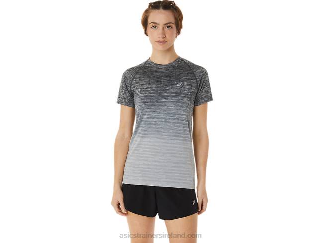 Womens Seamless Short Sleeve Top Carrier Grey/Glacier Grey Asics XXPD3006