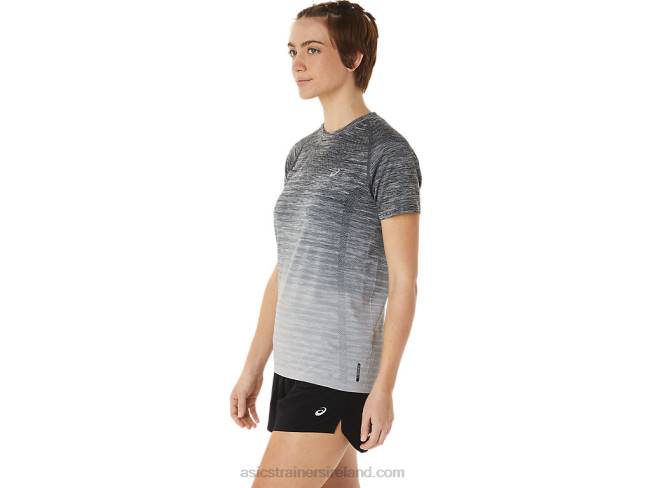 Women\s Seamless Short Sleeve Top Carrier Grey/Glacier Grey Asics XXPD3006