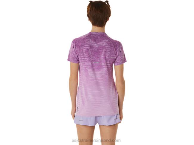 Women\s Seamless Short Sleeve Top Orchid/Lavender Glow Asics XXPD2961