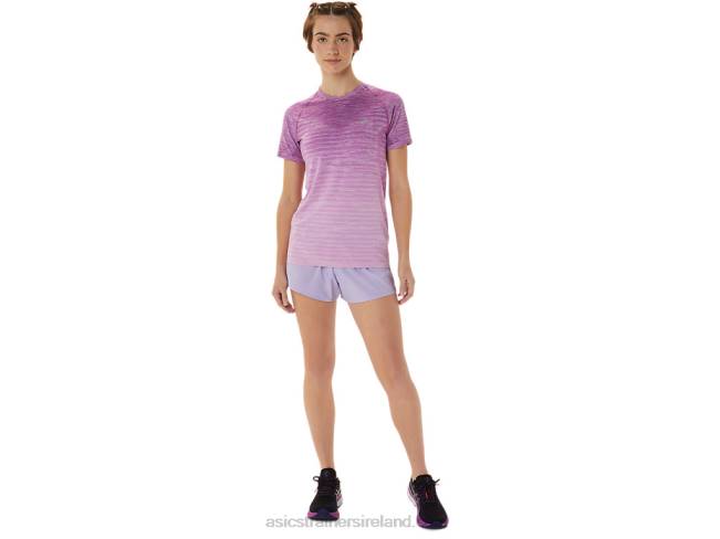 Women\s Seamless Short Sleeve Top Orchid/Lavender Glow Asics XXPD2961