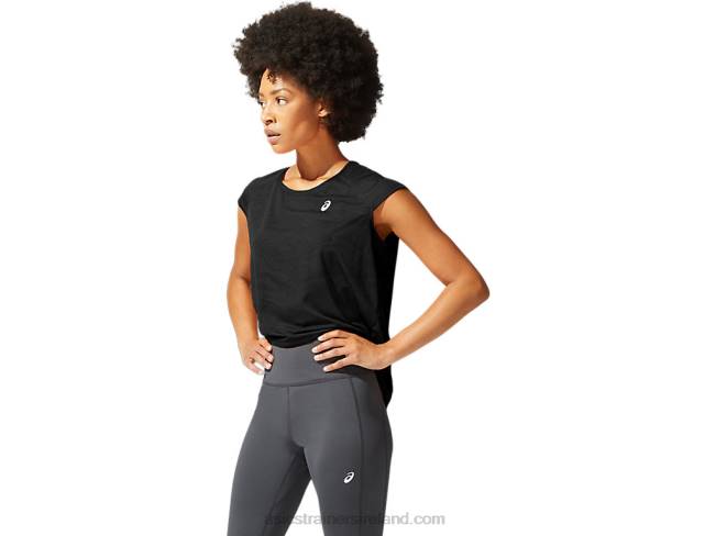 Women\s Sf Ventilate Crop Top Performance Black Asics XXPD3936