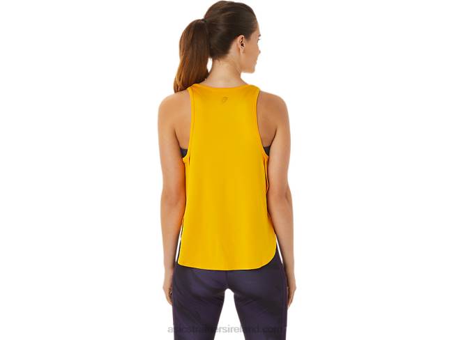 Women\s Side Slit Sleeveless Top Sunflower Asics XXPD2932