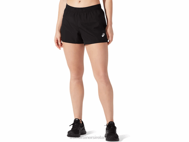 Womens Silver 4in Short Performance Black Asics XXPD2779