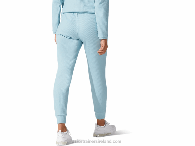 Women\s Soft Stretch Sweat Pant Smoke Blue Asics XXPD4070