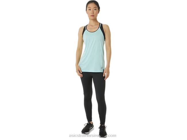 Women\s Strappy Tank Clear Blue Spacedye Asics XXPD3304