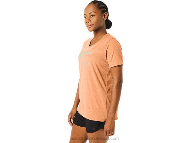 Women\s Stripes V-Neck Summer Dune Asics XXPD2349