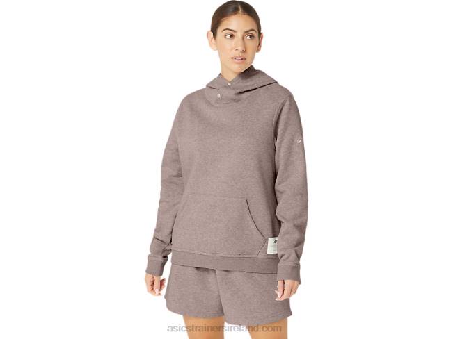 Womens Sunday Sana Fleece Hoodie Fawn Asics XXPD2157