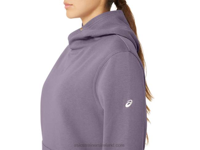 Women\s Sunday Sana Fleece Hoodie Violet Quartz Asics XXPD2156