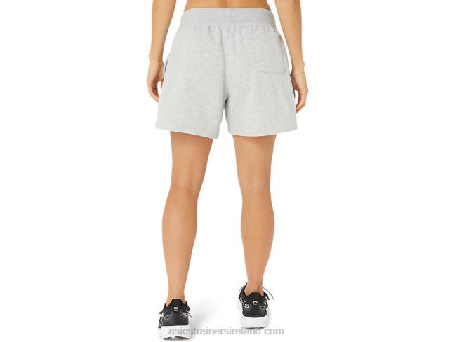 Women\s Sunday Sana Fleece Short Light Grey Heather Asics XXPD2151