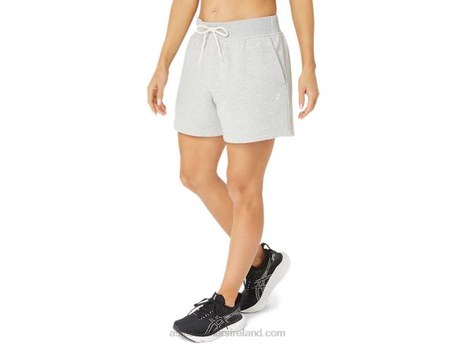 Women\s Sunday Sana Fleece Short Light Grey Heather Asics XXPD2151