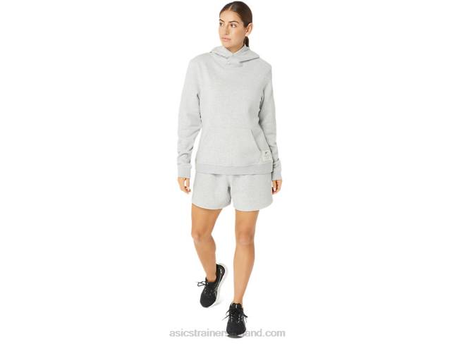 Women\s Sunday Sana Fleece Short Light Grey Heather Asics XXPD2151