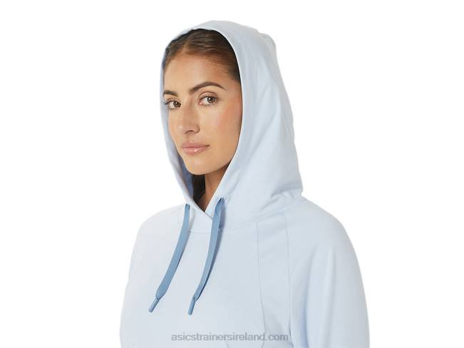 Women\s Tech Pullover Hoodie Soft Sky Spacedye Asics XXPD2767