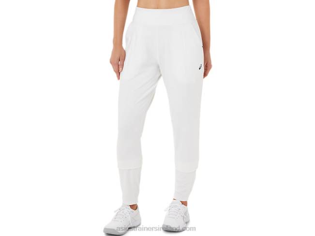 Womens Tennis Pant Brilliant White/Black Asics XXPD3275