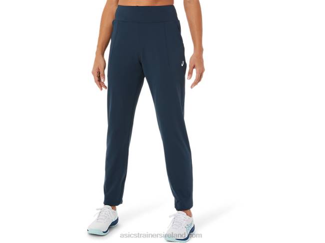 Womens Tennis Pant French Blue/Performance Black Asics XXPD3287