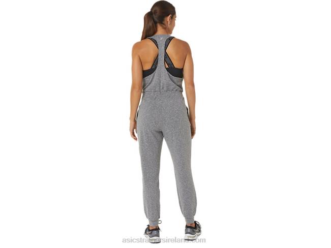 Women\s The New Strong Repurposed Jumpsuit Dark Grey Heather Asics XXPD2695