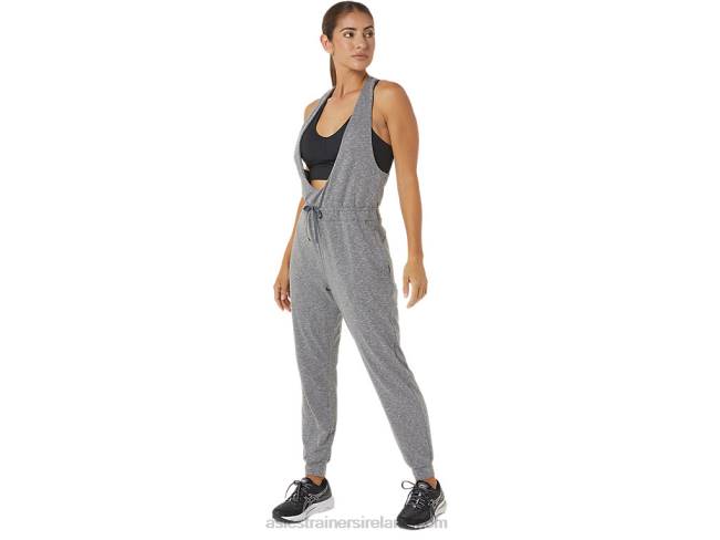 Women\s The New Strong Repurposed Jumpsuit Dark Grey Heather Asics XXPD2695