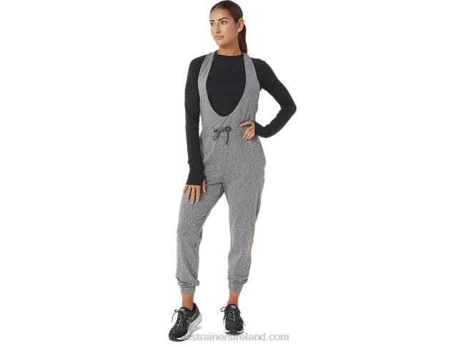 Women\s The New Strong Repurposed Jumpsuit Dark Grey Heather Asics XXPD2695