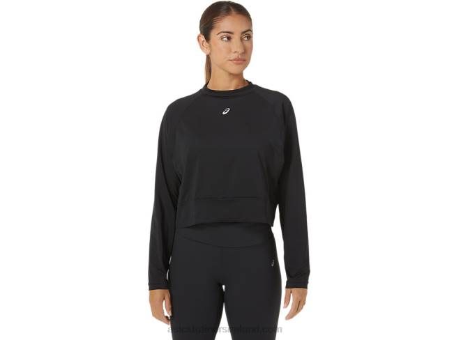 Womens The New Strong Repurposed Pullover Black Asics XXPD2693