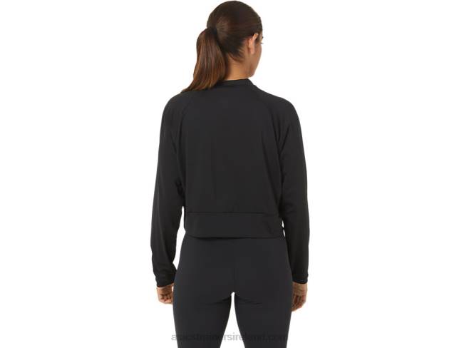 Women\s The New Strong Repurposed Pullover Black Asics XXPD2693