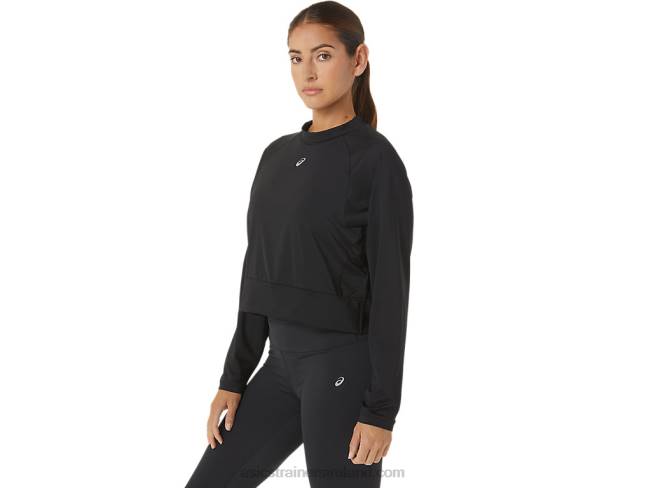 Women\s The New Strong Repurposed Pullover Black Asics XXPD2693