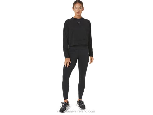 Women\s The New Strong Repurposed Pullover Black Asics XXPD2693