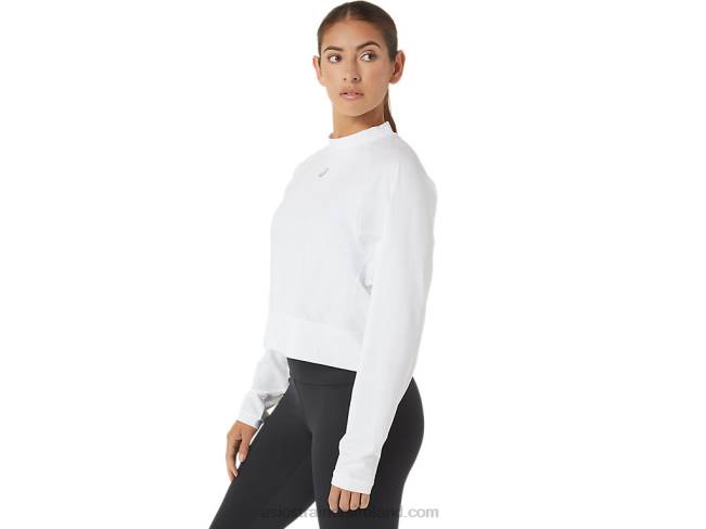 Women\s The New Strong Repurposed Pullover White Asics XXPD2690