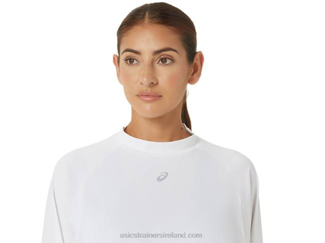 Women\s The New Strong Repurposed Pullover White Asics XXPD2690